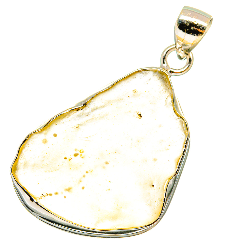 Libyan Desert Glass Pendants handcrafted by Ana Silver Co - PD14599