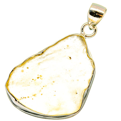 Libyan Desert Glass Pendants handcrafted by Ana Silver Co - PD14599