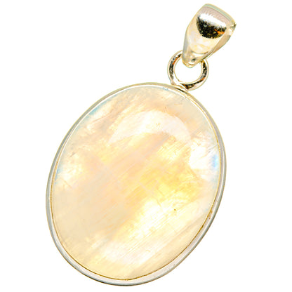 Rainbow Moonstone Pendants handcrafted by Ana Silver Co - PD14605