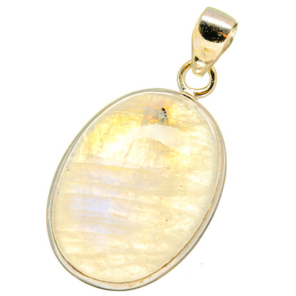 Rainbow Moonstone Pendants handcrafted by Ana Silver Co - PD14608