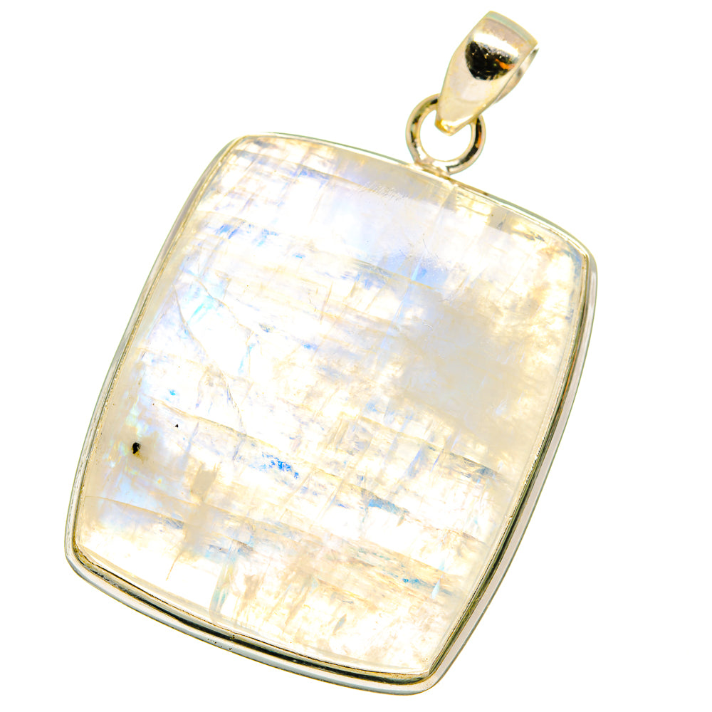 Rainbow Moonstone Pendants handcrafted by Ana Silver Co - PD14615