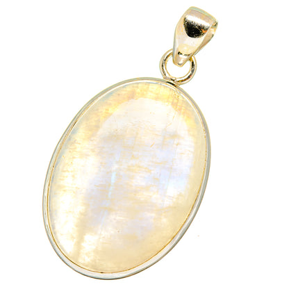 Rainbow Moonstone Pendants handcrafted by Ana Silver Co - PD14616