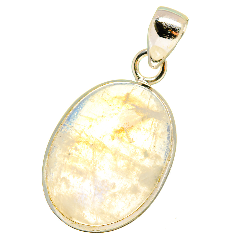 Rainbow Moonstone Pendants handcrafted by Ana Silver Co - PD14618