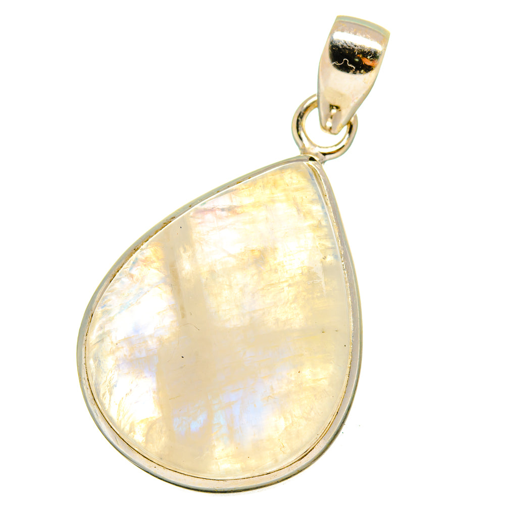 Rainbow Moonstone Pendants handcrafted by Ana Silver Co - PD14619