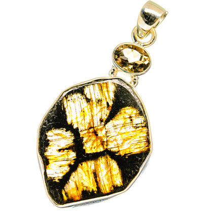 Chiastolite Pendants handcrafted by Ana Silver Co - PD14624