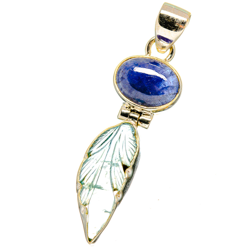 Aquamarine Pendants handcrafted by Ana Silver Co - PD14634