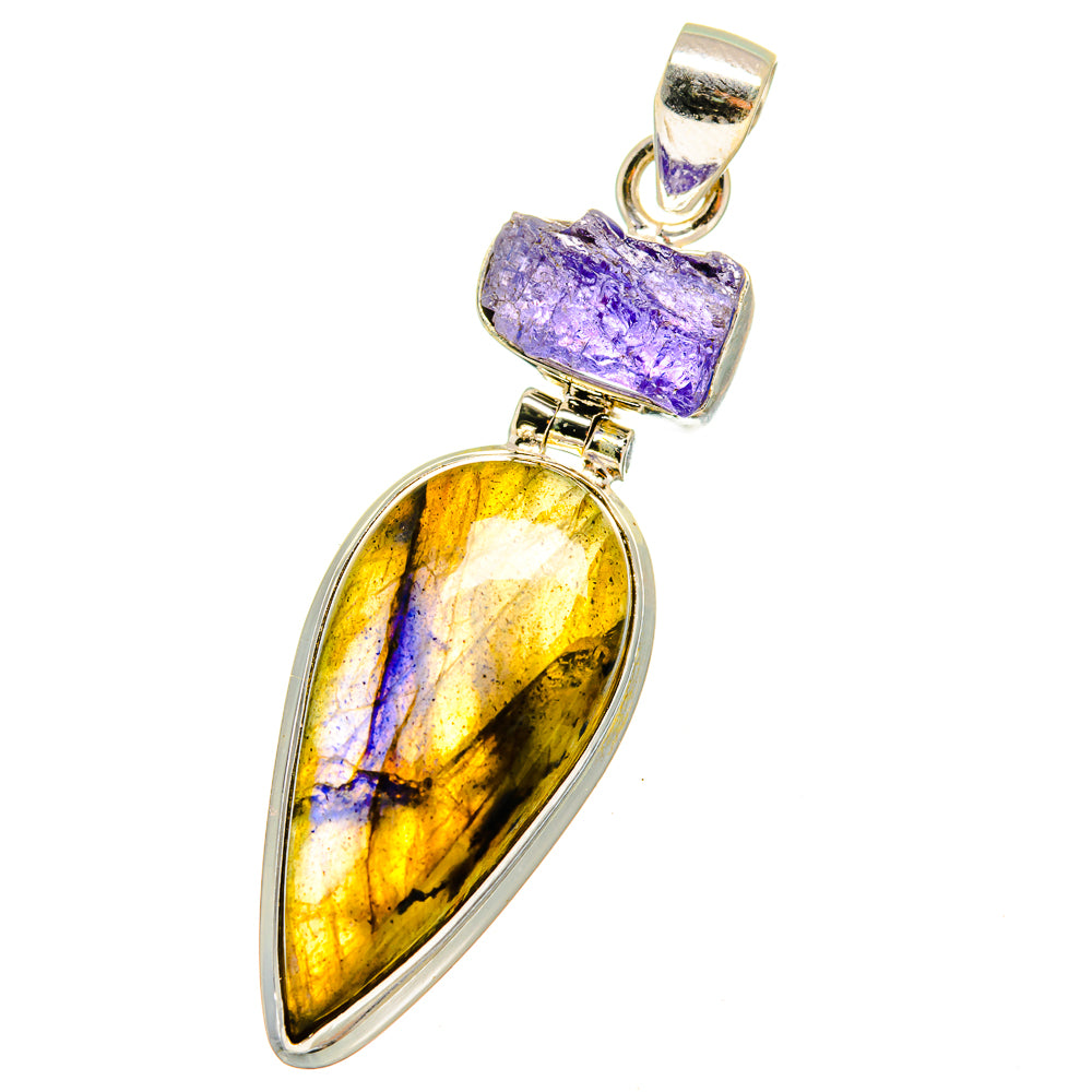 Labradorite Pendants handcrafted by Ana Silver Co - PD14641