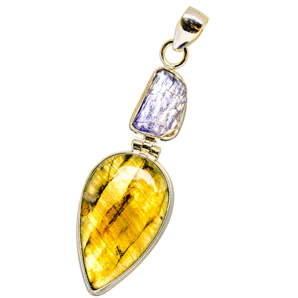 Labradorite Pendants handcrafted by Ana Silver Co - PD14642