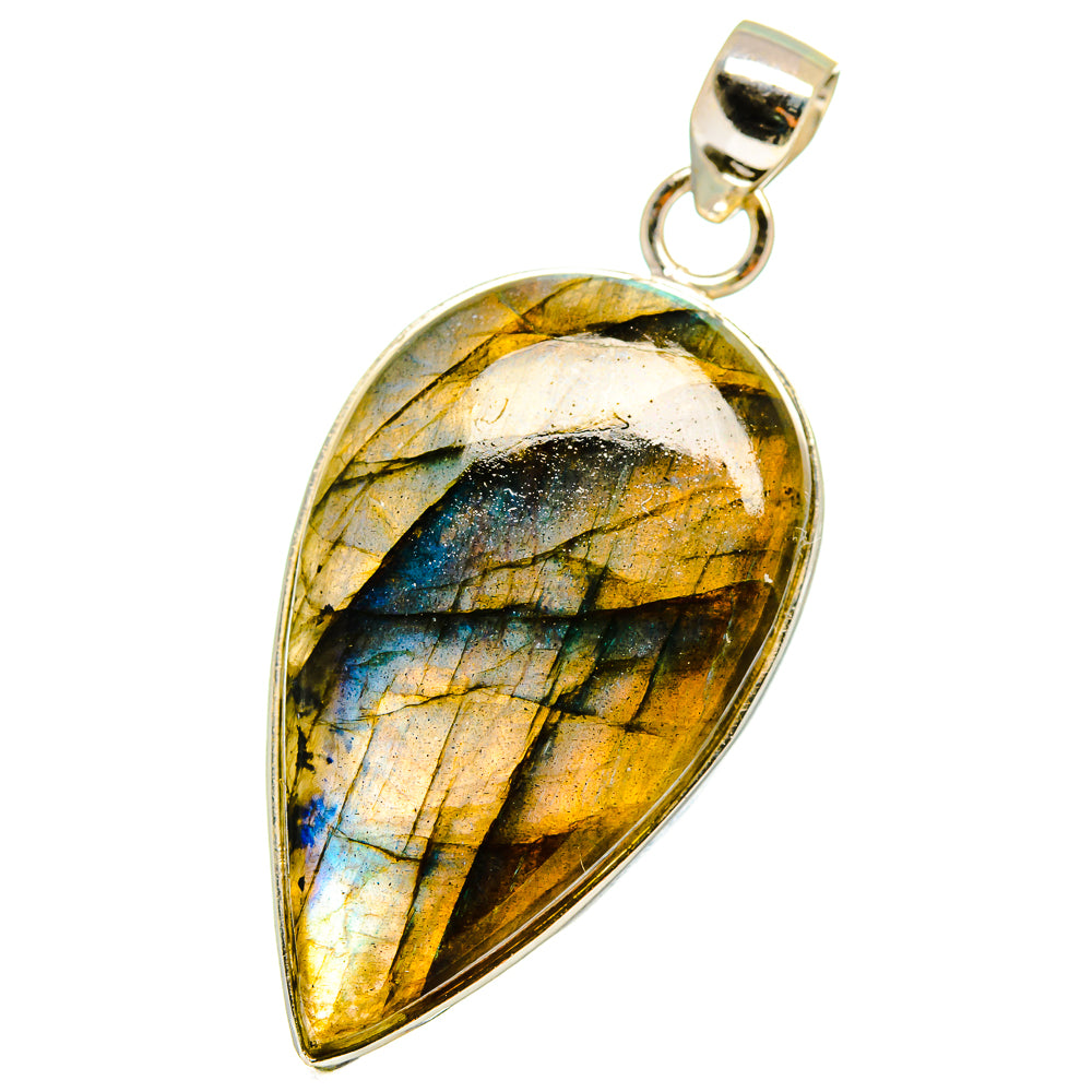Labradorite Pendants handcrafted by Ana Silver Co - PD14643