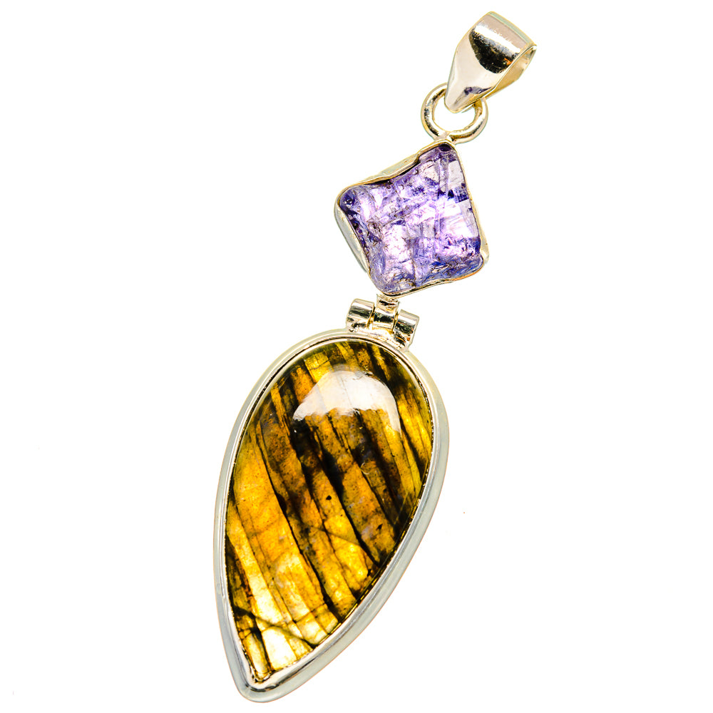 Labradorite Pendants handcrafted by Ana Silver Co - PD14646