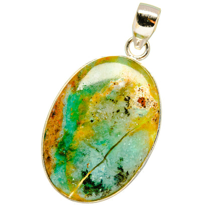 Peruvian Opal Pendants handcrafted by Ana Silver Co - PD14648
