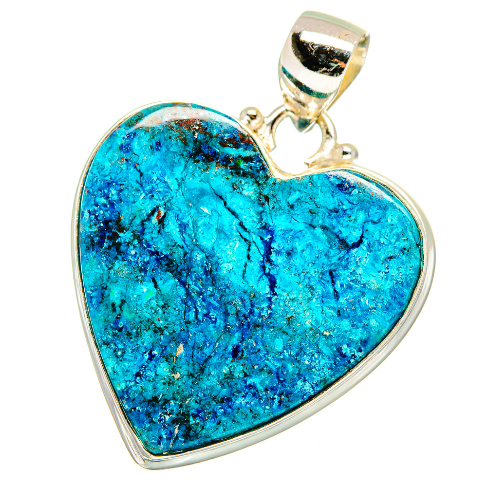 Chrysocolla Pendants handcrafted by Ana Silver Co - PD14653