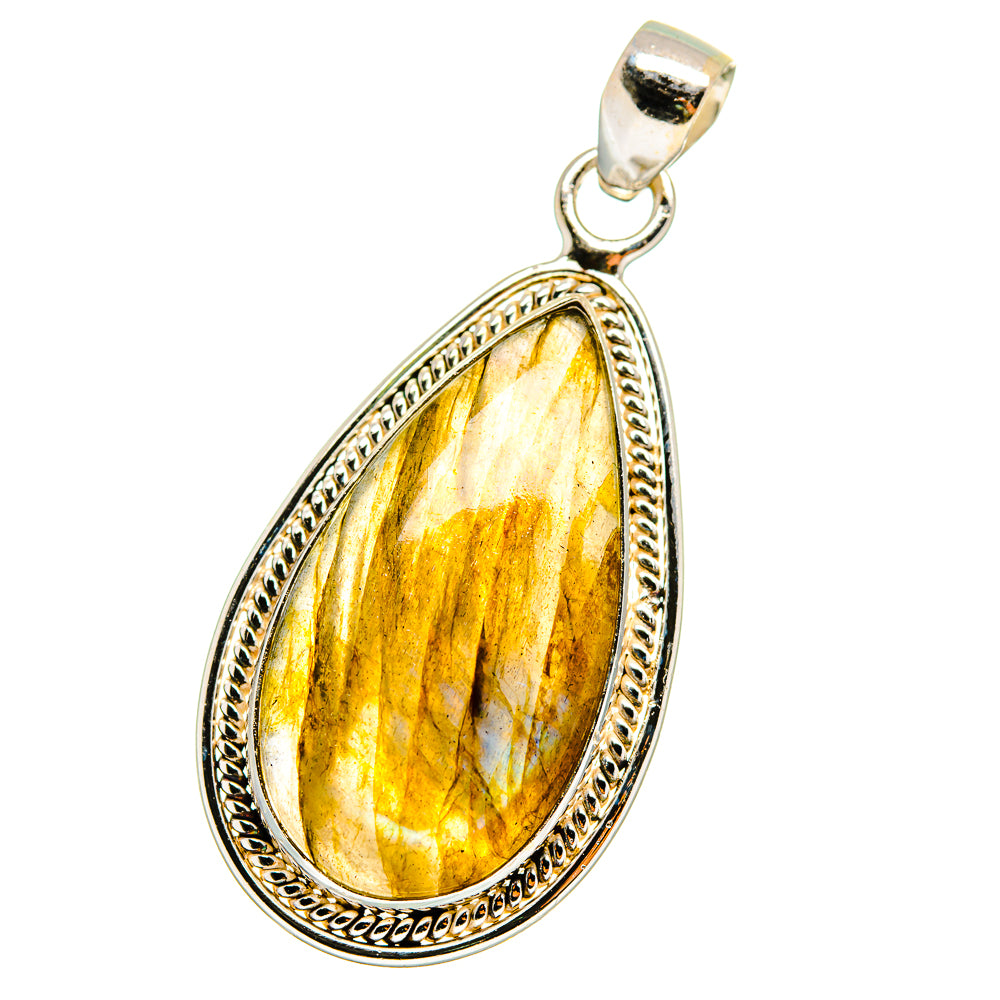Labradorite Pendants handcrafted by Ana Silver Co - PD14665