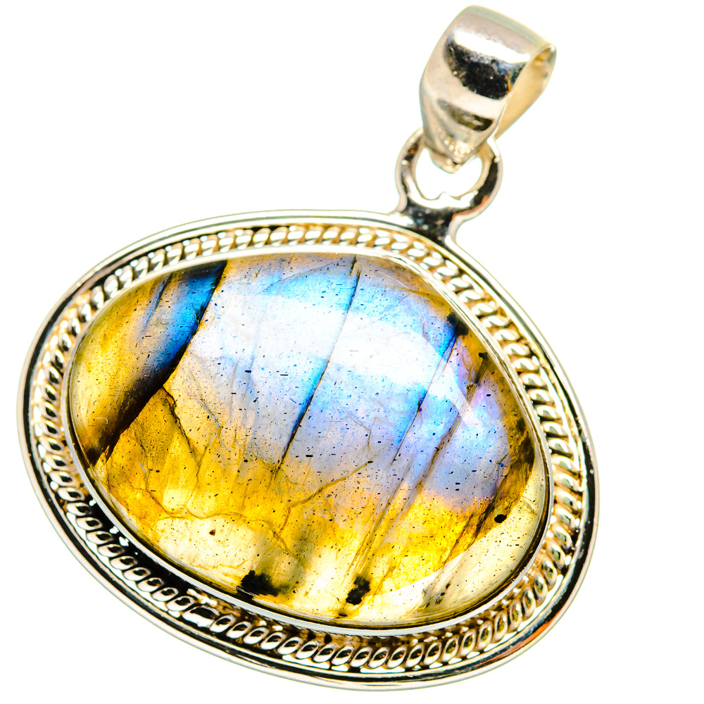 Labradorite Pendants handcrafted by Ana Silver Co - PD14666