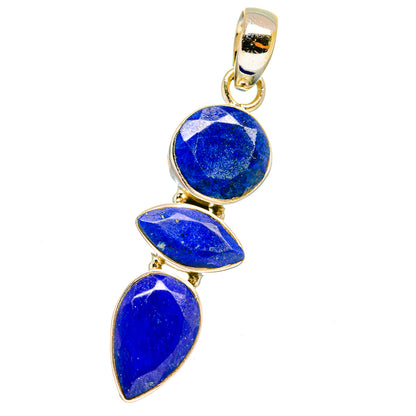 Lapis Lazuli Pendants handcrafted by Ana Silver Co - PD14674