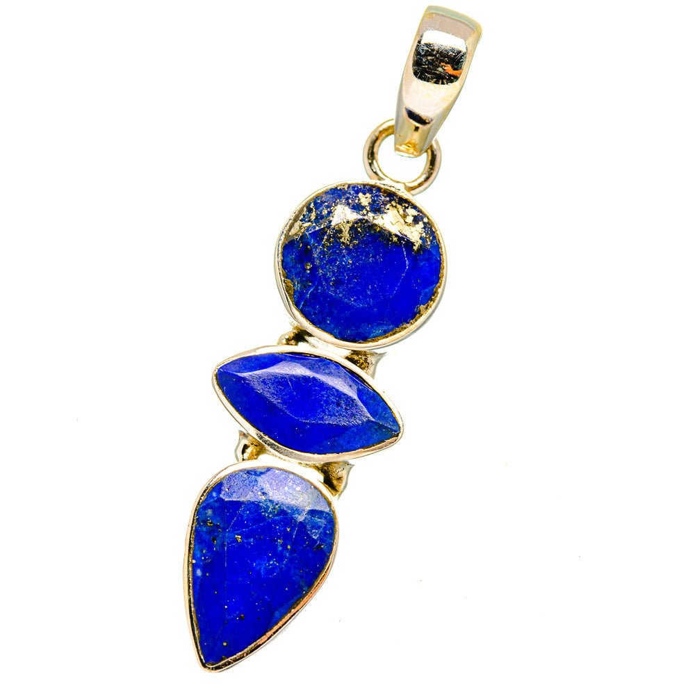 Lapis Lazuli Pendants handcrafted by Ana Silver Co - PD14675