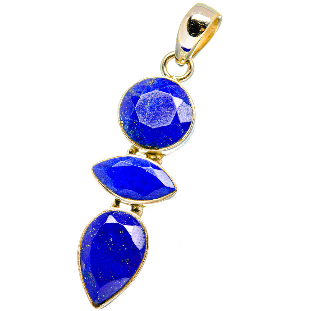 Lapis Lazuli Pendants handcrafted by Ana Silver Co - PD14677