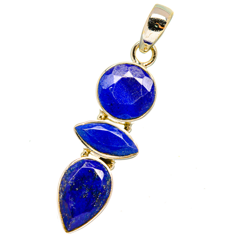 Lapis Lazuli Pendants handcrafted by Ana Silver Co - PD14678