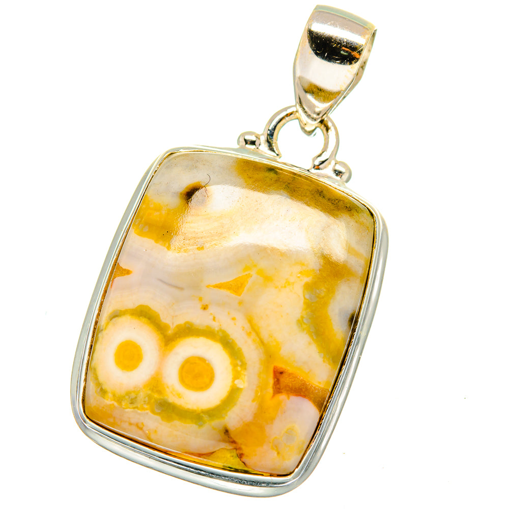 Ocean Jasper Pendants handcrafted by Ana Silver Co - PD14700