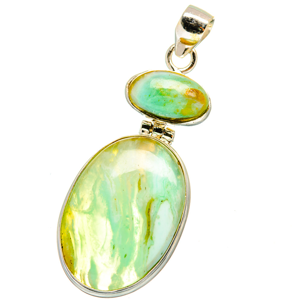 Peruvian Opal Pendants handcrafted by Ana Silver Co - PD14704