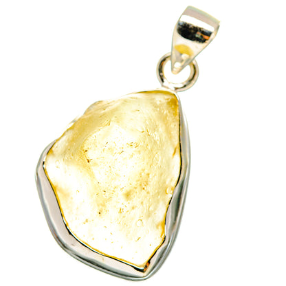 Libyan Desert Glass Pendants handcrafted by Ana Silver Co - PD14708