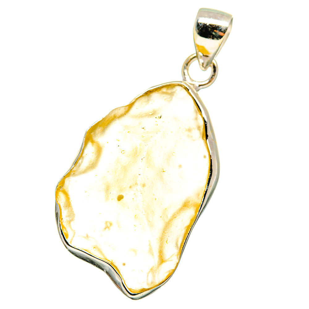 Libyan Desert Glass Pendants handcrafted by Ana Silver Co - PD14709