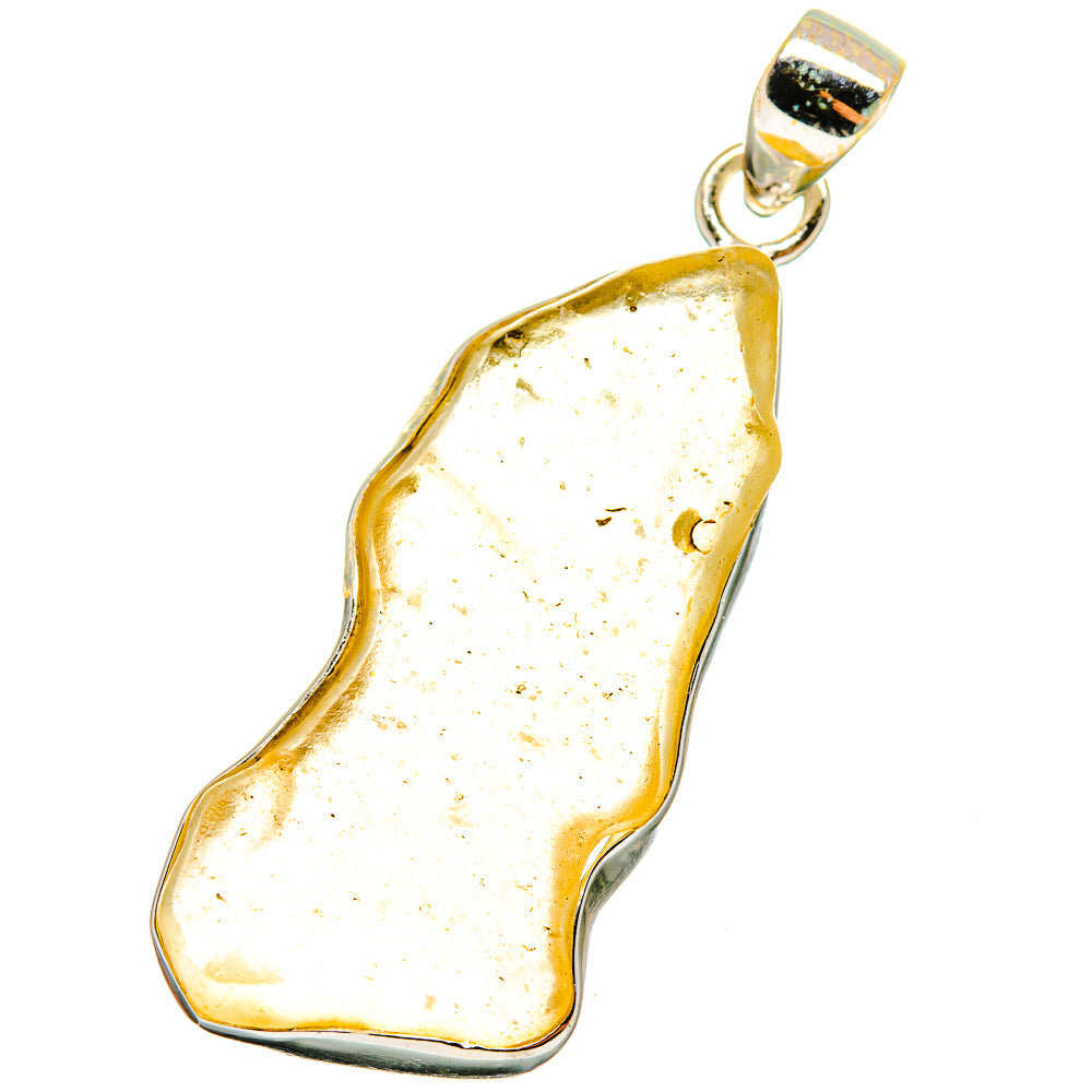 Libyan Desert Glass Pendants handcrafted by Ana Silver Co - PD14710