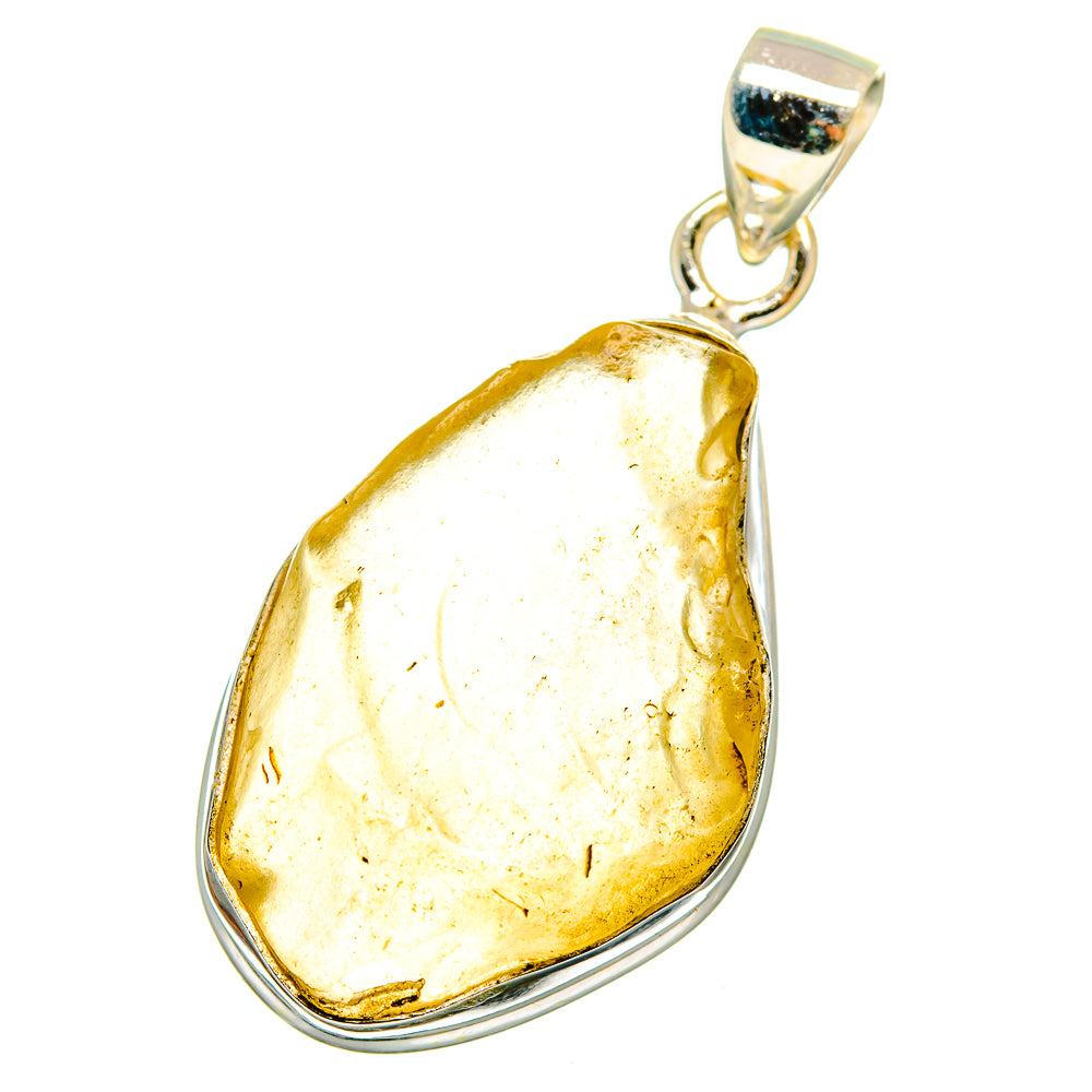 Libyan Desert Glass Pendants handcrafted by Ana Silver Co - PD14711