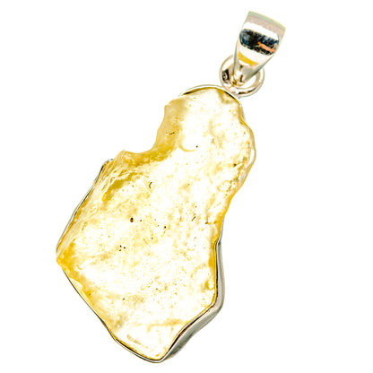 Libyan Desert Glass Pendants handcrafted by Ana Silver Co - PD14712