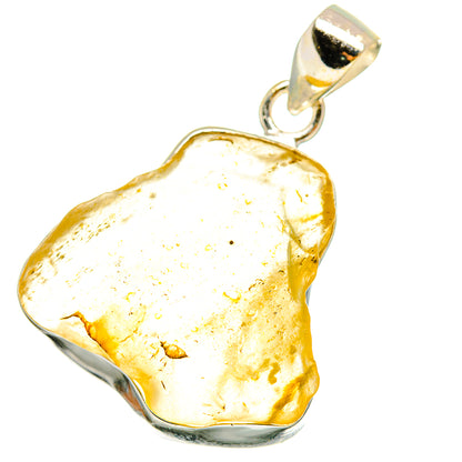 Libyan Desert Glass Pendants handcrafted by Ana Silver Co - PD14713