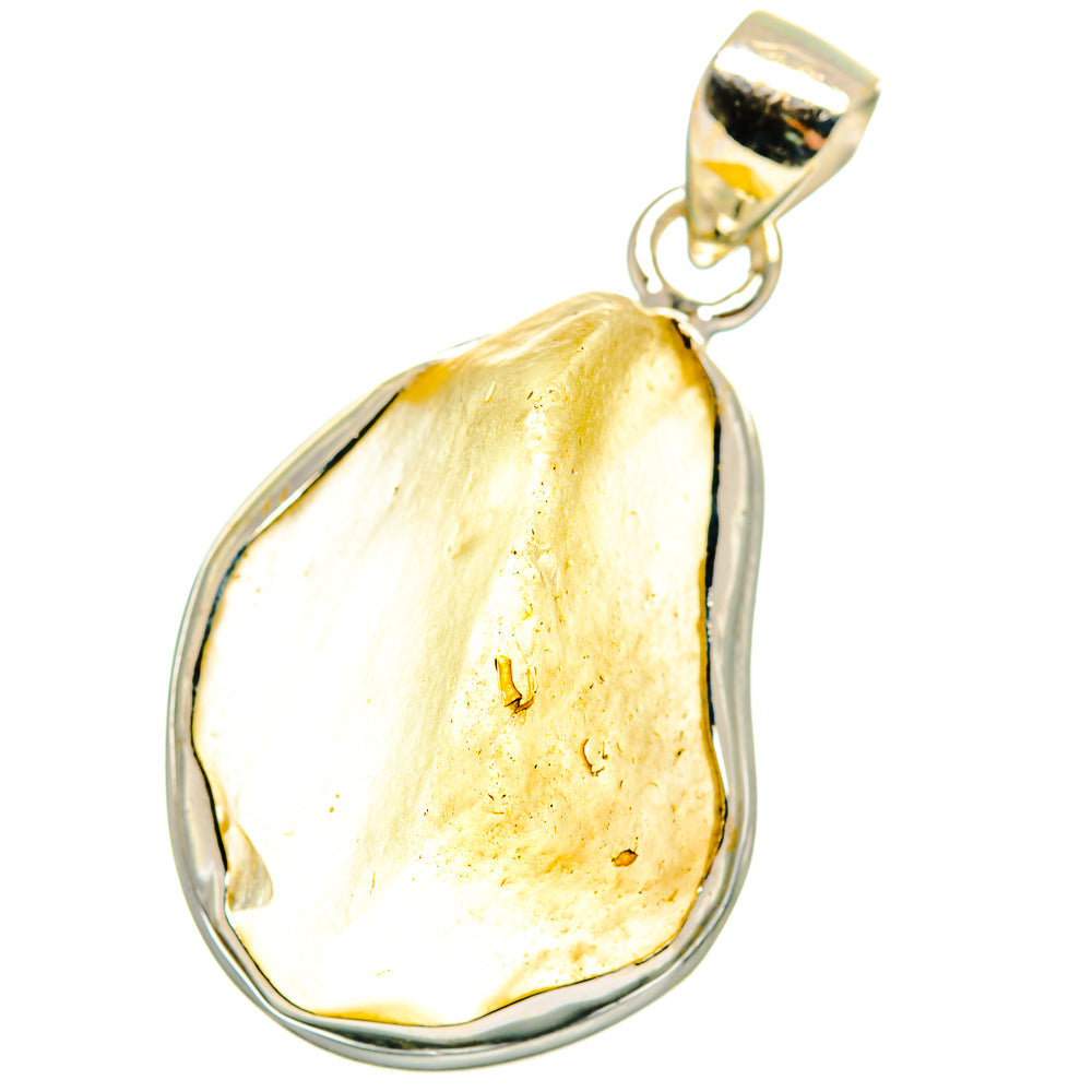 Libyan Desert Glass Pendants handcrafted by Ana Silver Co - PD14714
