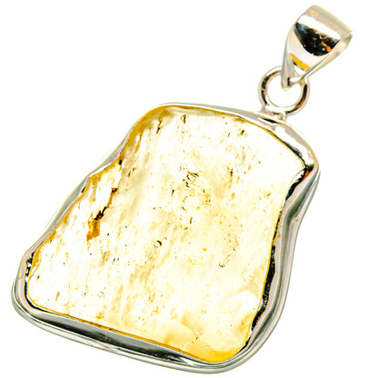 Libyan Desert Glass Pendants handcrafted by Ana Silver Co - PD14717