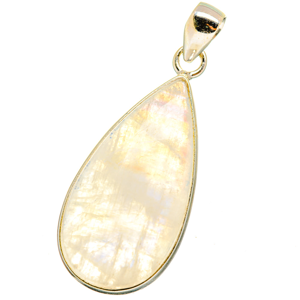 Rainbow Moonstone Pendants handcrafted by Ana Silver Co - PD14722