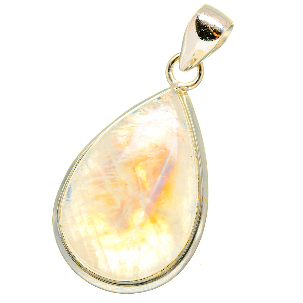 Rainbow Moonstone Pendants handcrafted by Ana Silver Co - PD14723