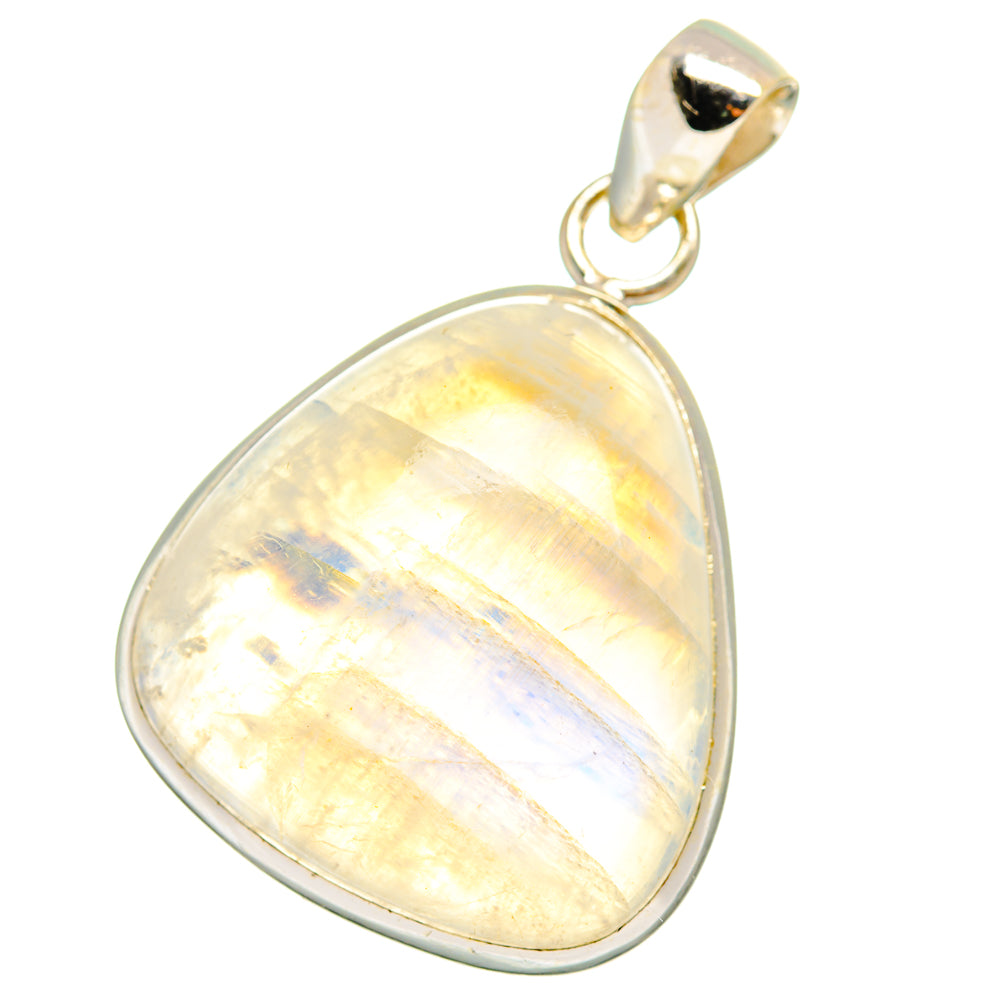 Rainbow Moonstone Pendants handcrafted by Ana Silver Co - PD14725