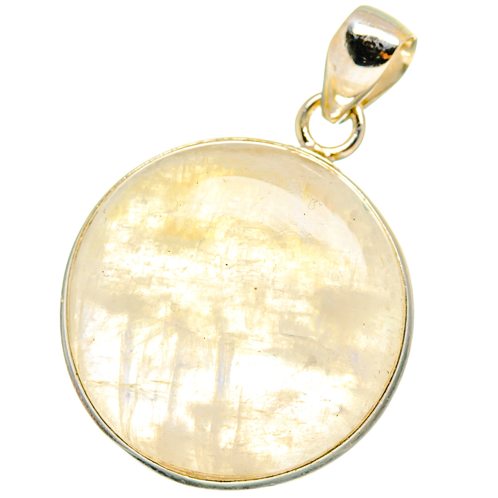 Rainbow Moonstone Pendants handcrafted by Ana Silver Co - PD14726