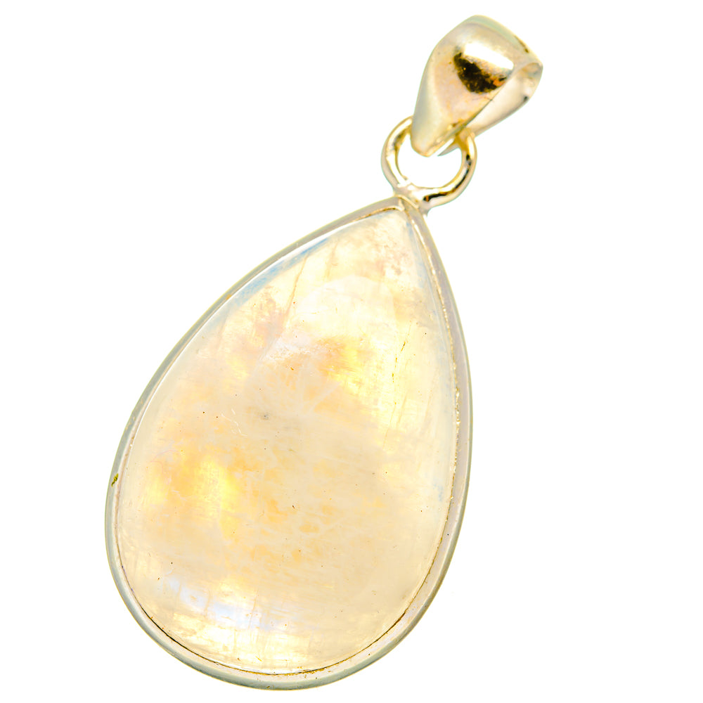 Rainbow Moonstone Pendants handcrafted by Ana Silver Co - PD14727