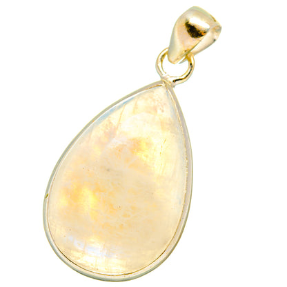 Rainbow Moonstone Pendants handcrafted by Ana Silver Co - PD14727