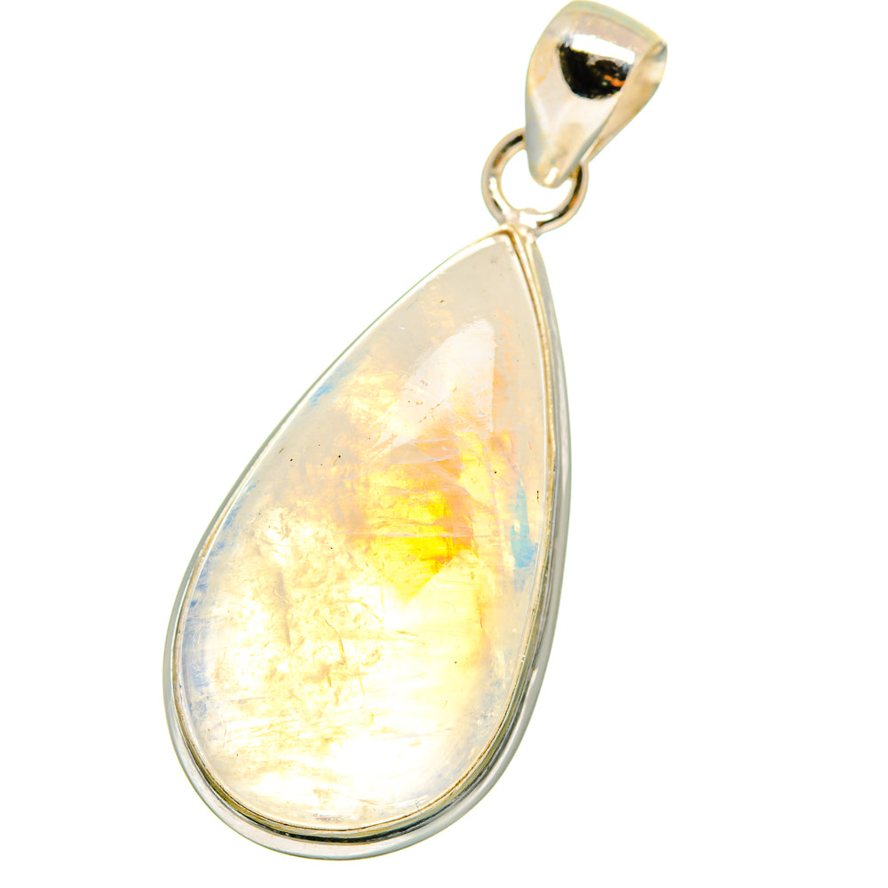 Rainbow Moonstone Pendants handcrafted by Ana Silver Co - PD14731