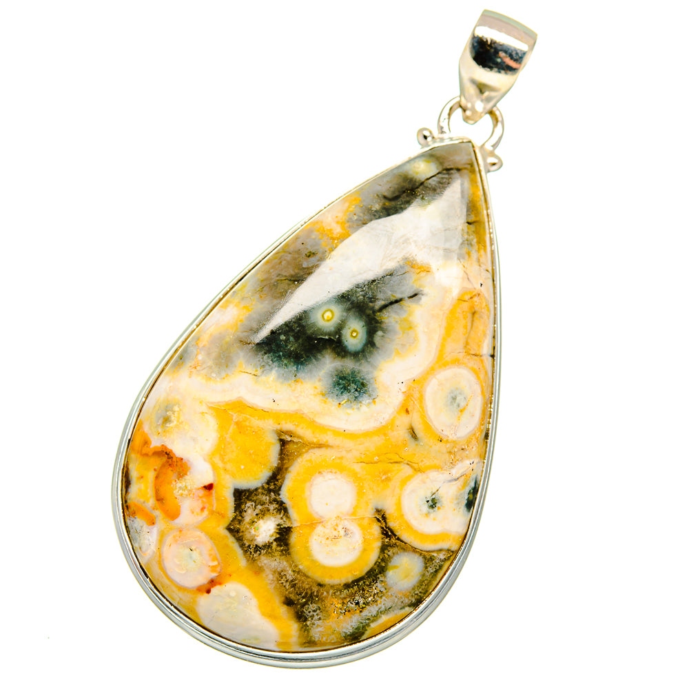 Ocean Jasper Pendants handcrafted by Ana Silver Co - PD14752