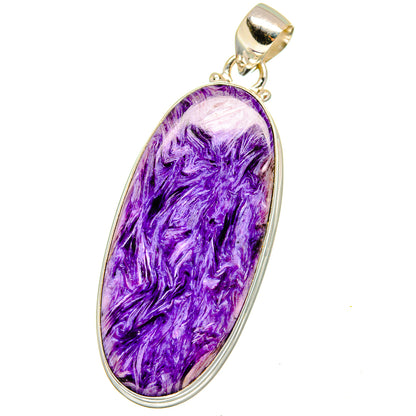 Charoite Pendants handcrafted by Ana Silver Co - PD14776