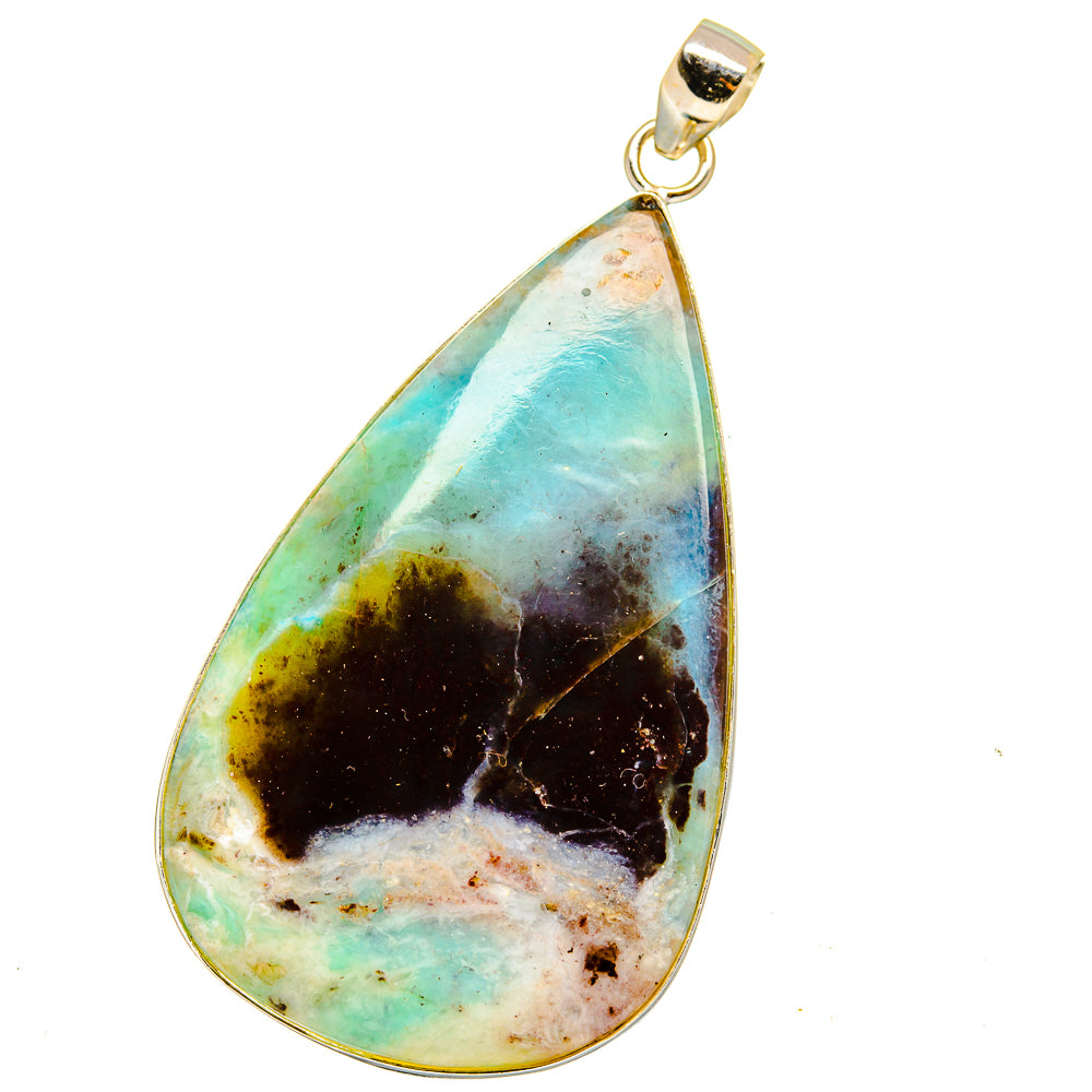 Peruvian Opal Pendants handcrafted by Ana Silver Co - PD14782