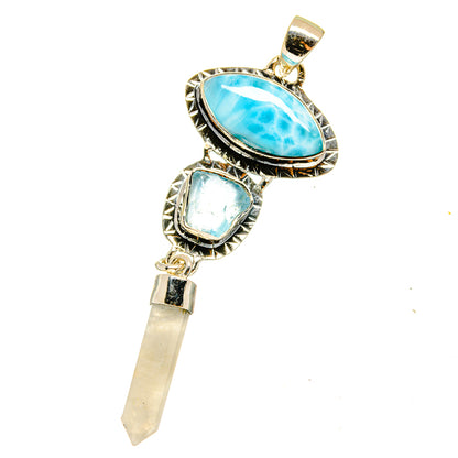 Larimar Pendants handcrafted by Ana Silver Co - PD14788