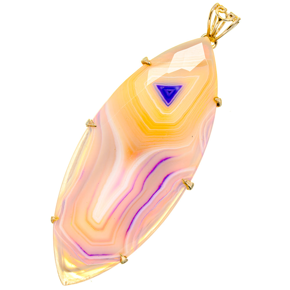 Botswana Agate Pendants handcrafted by Ana Silver Co - PD14802