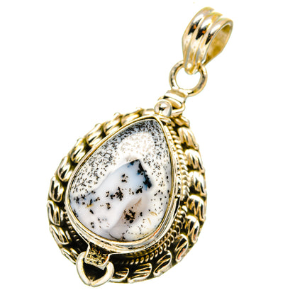 Dendritic Opal Pendants handcrafted by Ana Silver Co - PD14805