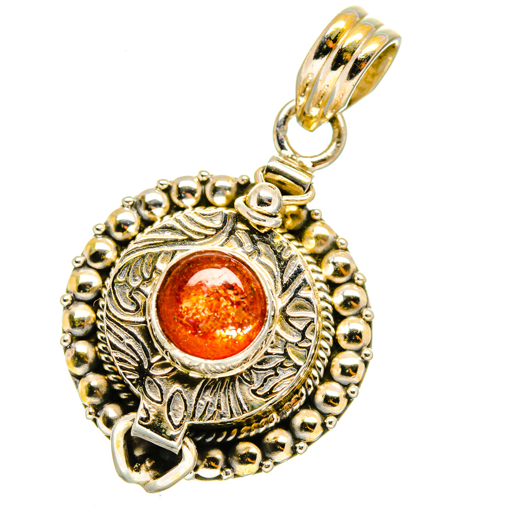 Sunstone Pendants handcrafted by Ana Silver Co - PD14811