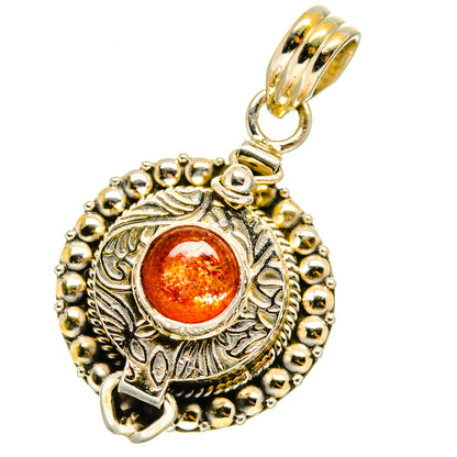 Sunstone Pendants handcrafted by Ana Silver Co - PD14811