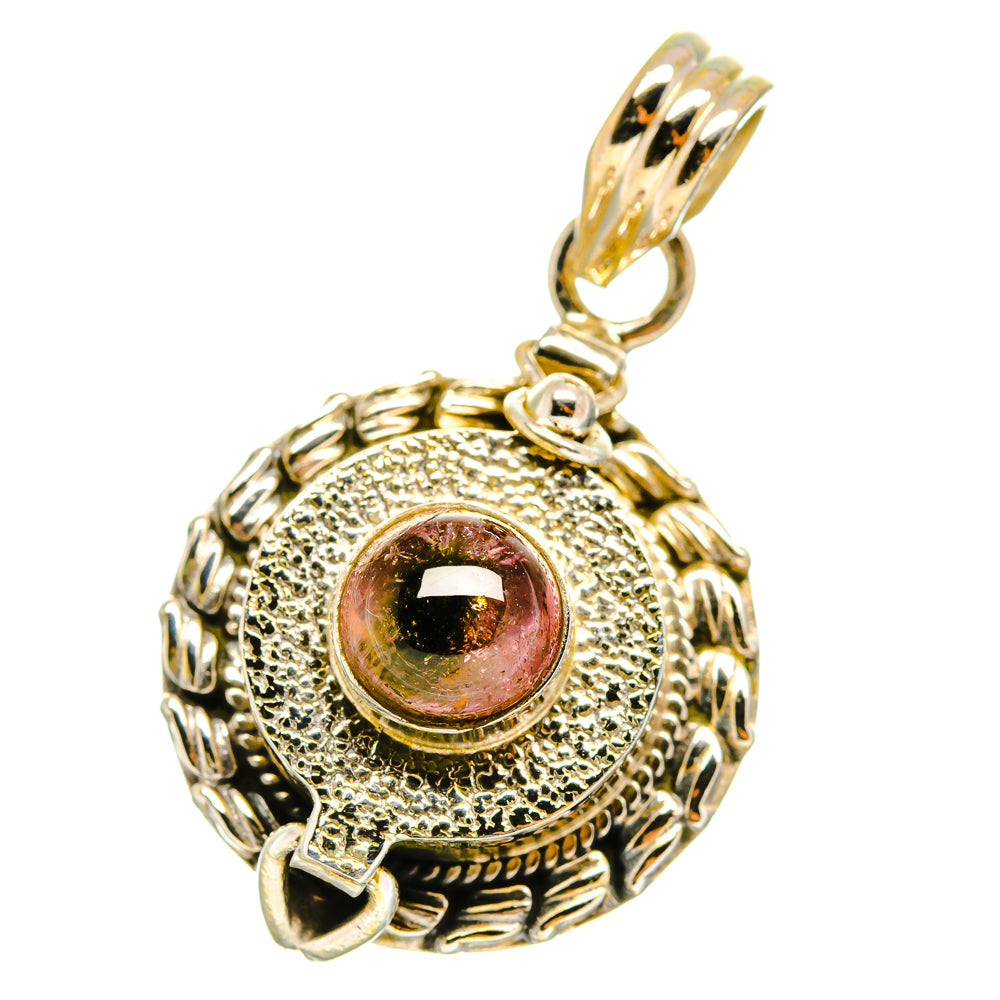 Watermelon Tourmaline Pendants handcrafted by Ana Silver Co - PD14813