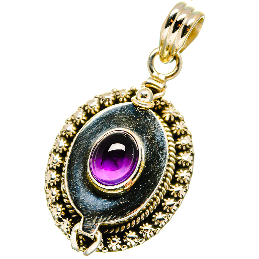 Amethyst Pendants handcrafted by Ana Silver Co - PD14826