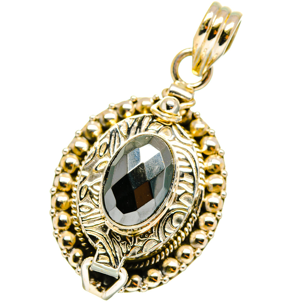 Hematite Pendants handcrafted by Ana Silver Co - PD14828